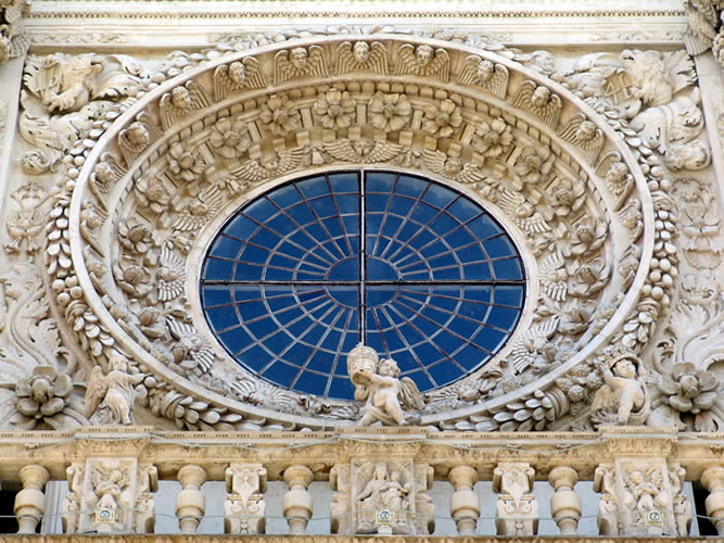Lecce - Rosone della Basilica di Santa Croce